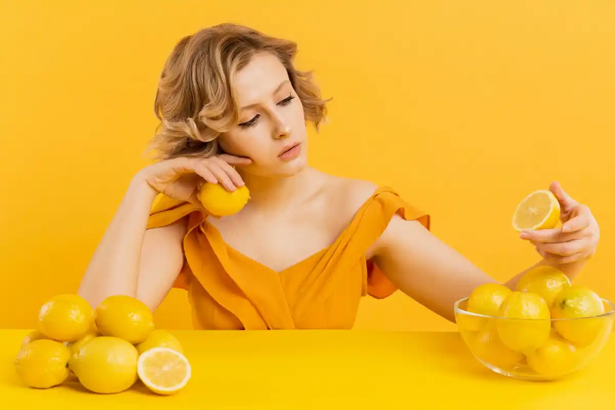 lemon peel fresh kitchen smell