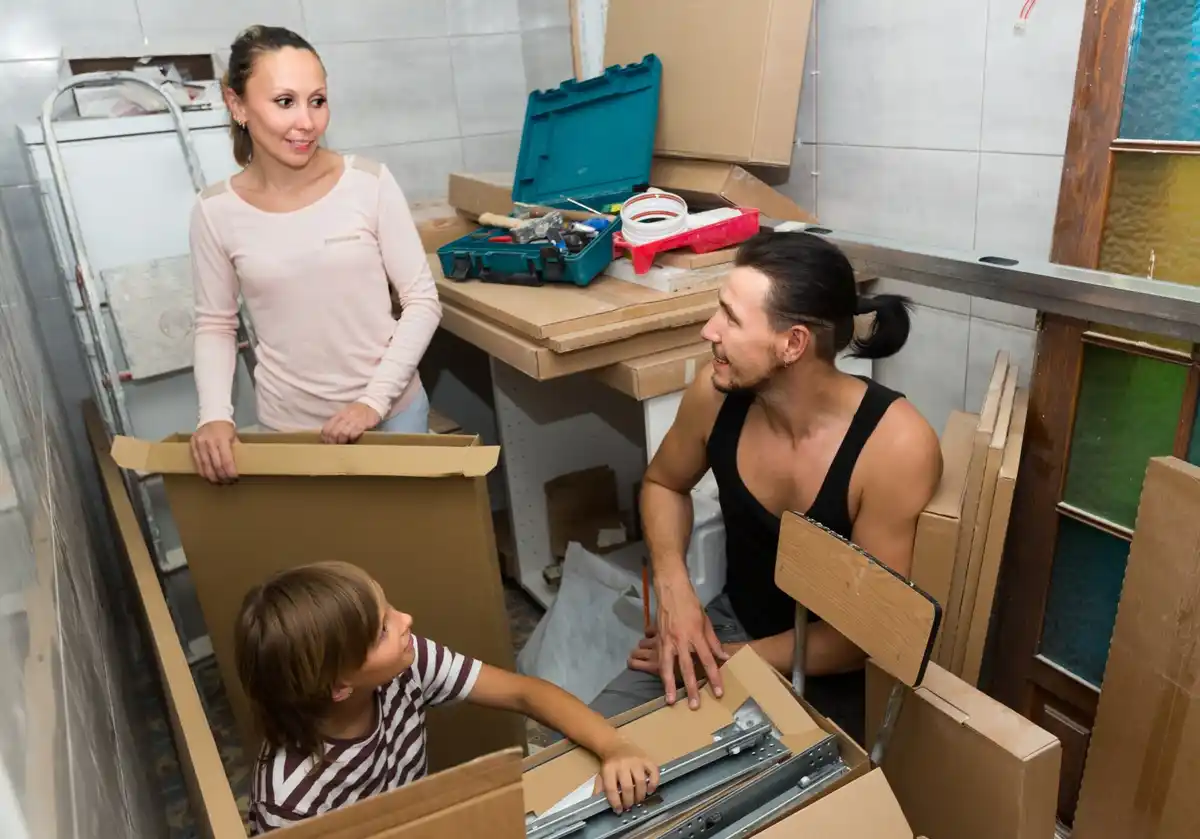 child-friendly organized home storage