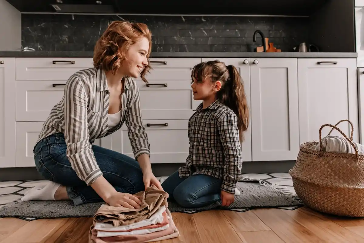 child-friendly tidy home organization