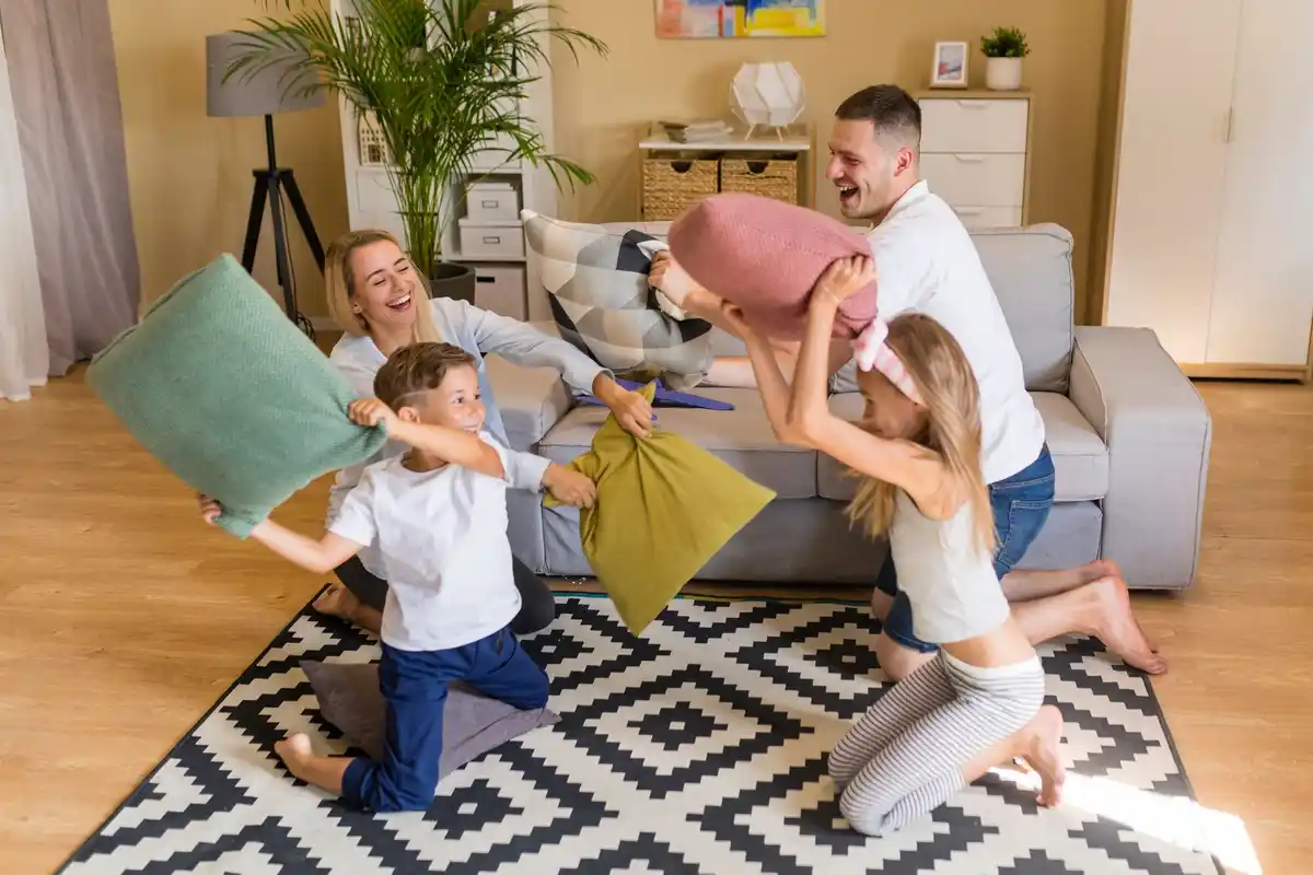 clean family home quick tidy