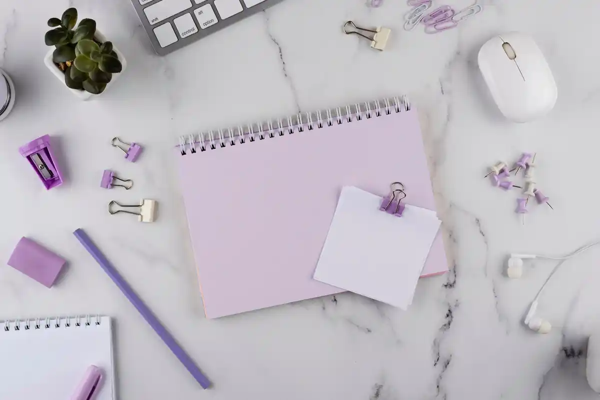 daily productivity timer notepad desk