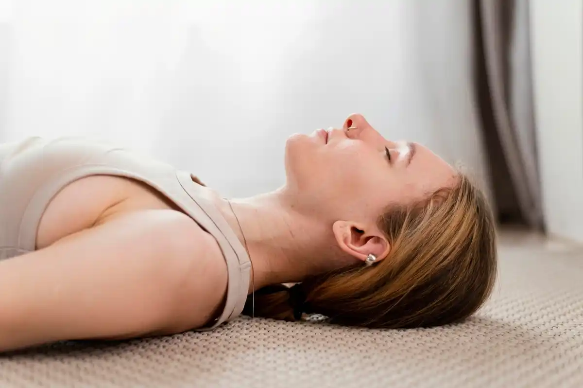 quick stress relief breathing technique