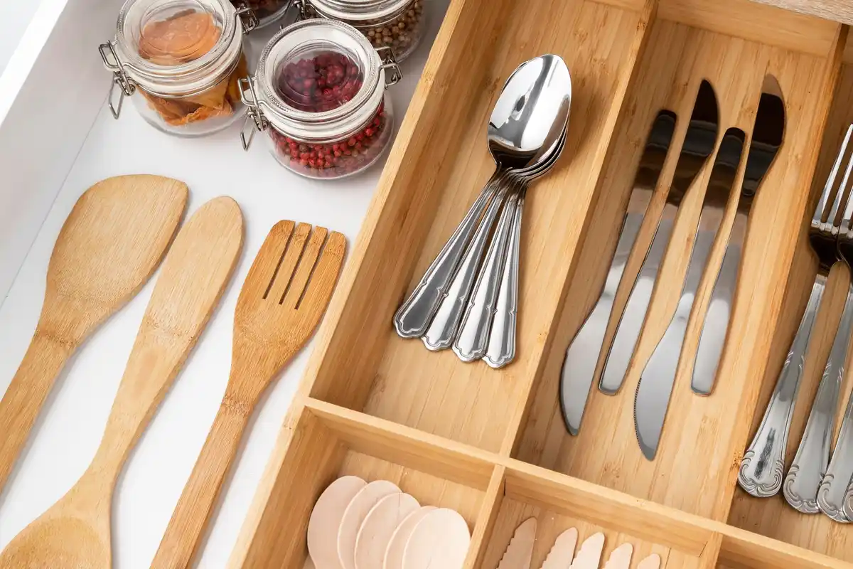 magnetic strip kitchen organization