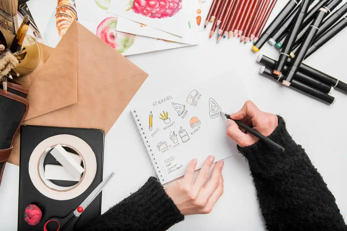 DIY crafting mistakes planning sketch