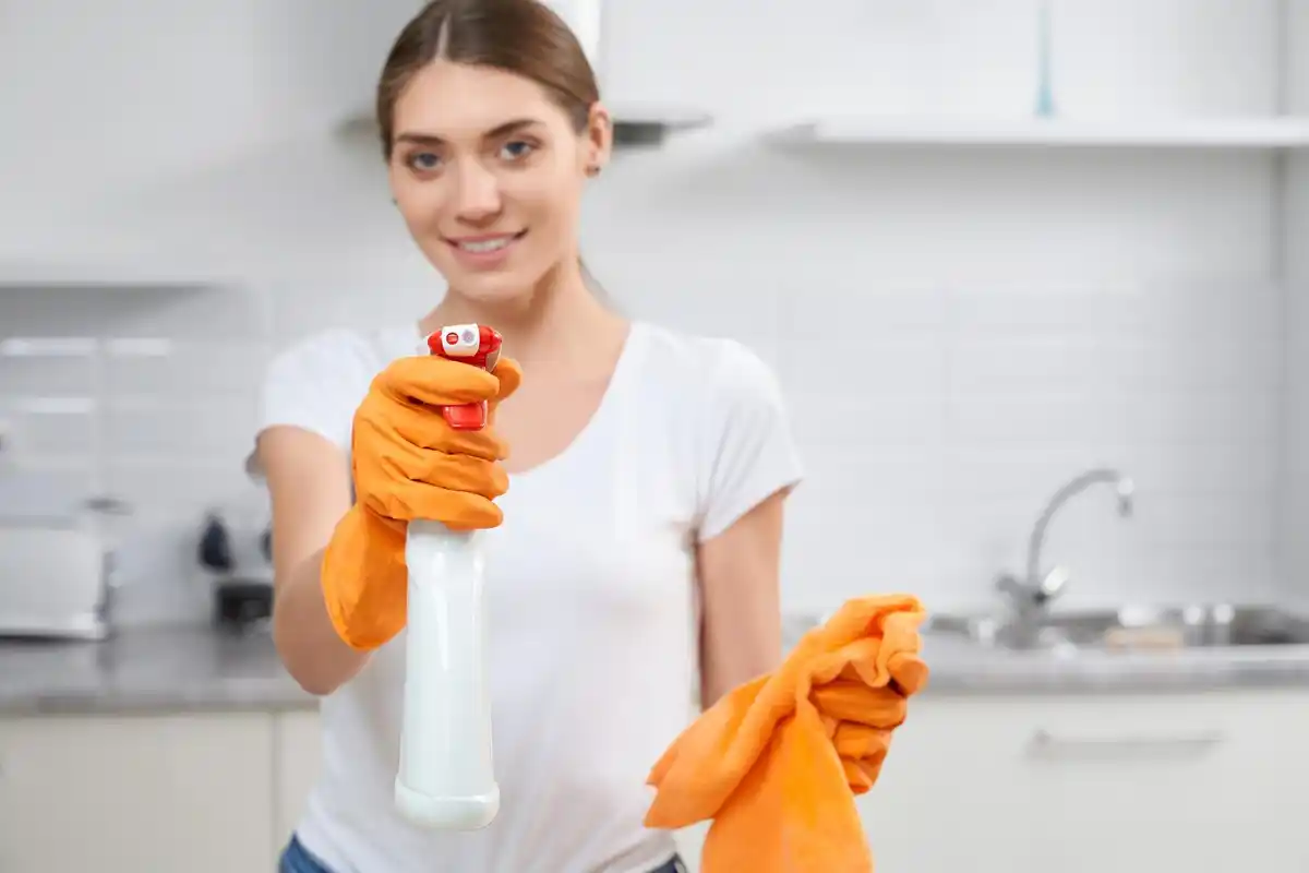 Dutch kitchen cleaning tips spray bottle