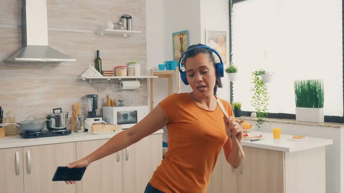 cleaning with music upbeat home chore fun