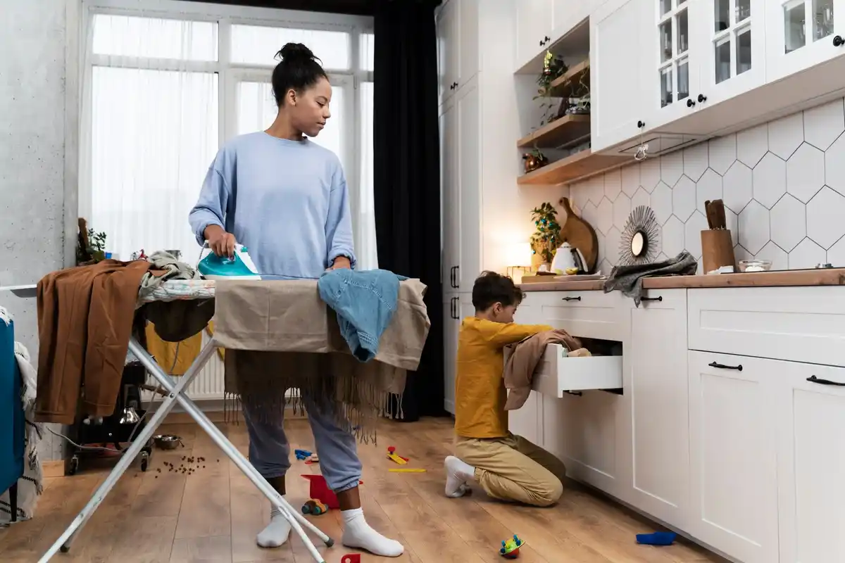 happy family organizing home life easy hacks