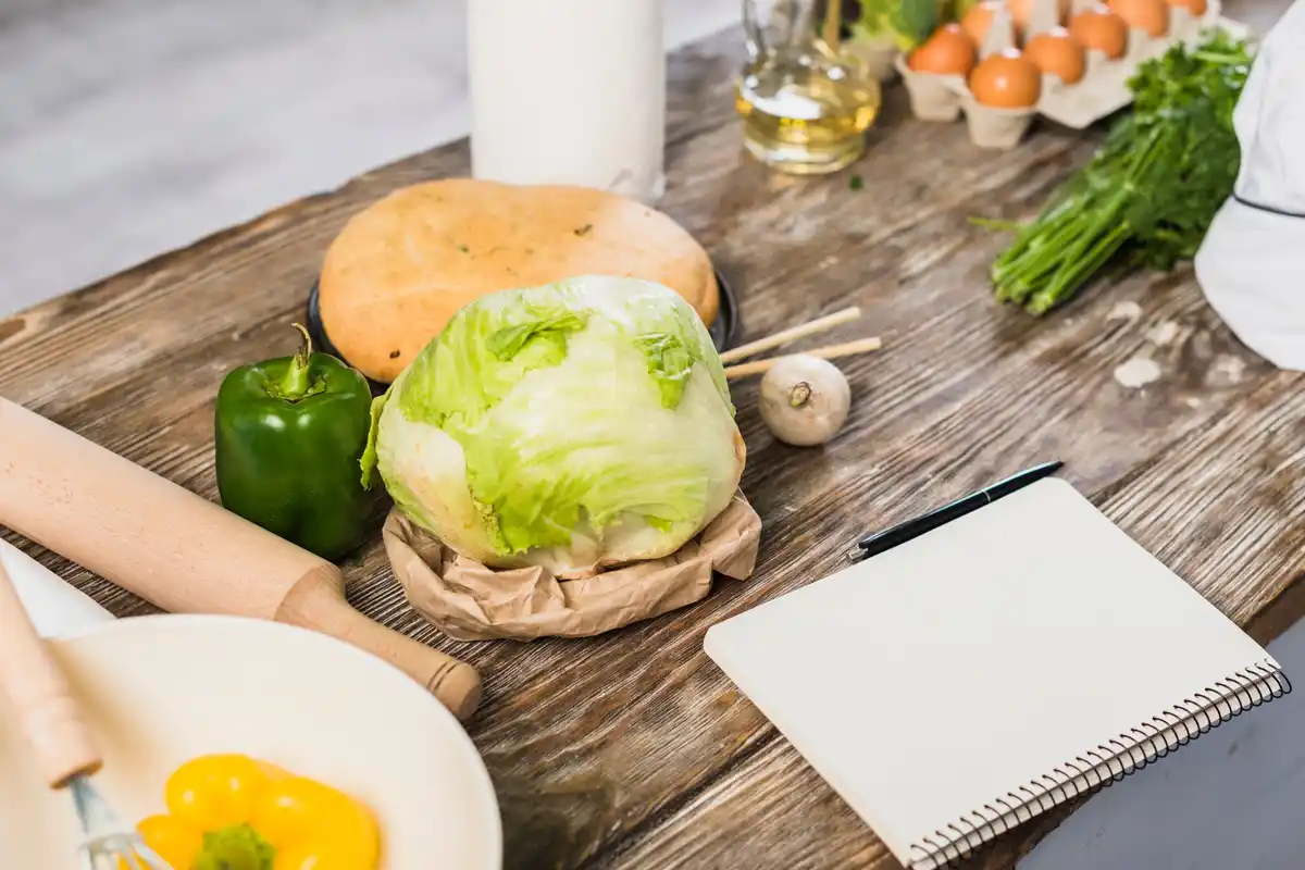 ingredients at room temperature on kitchen table