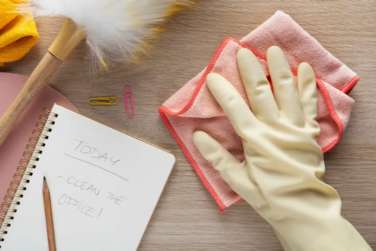 cleaning hacks baking soda microfiber cloth