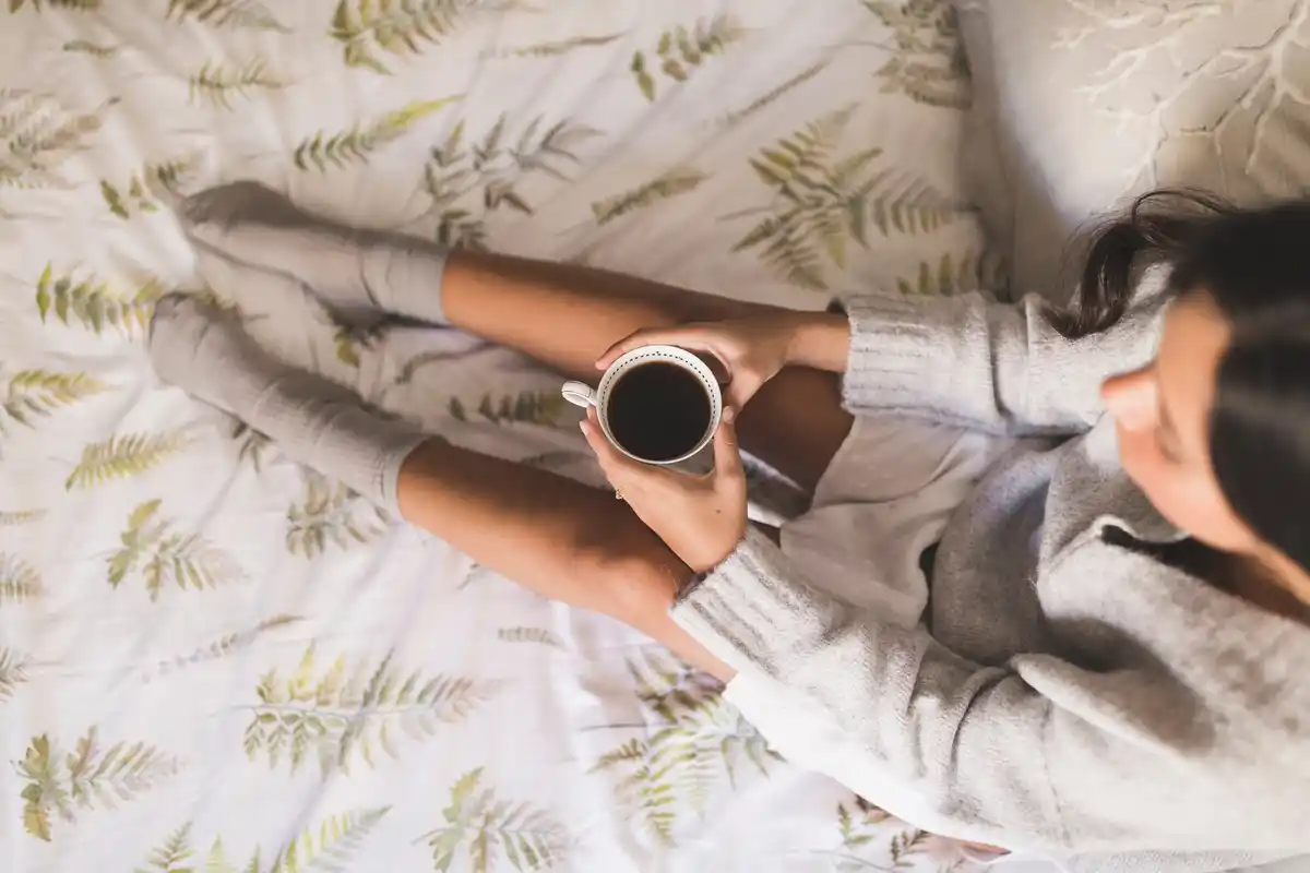 morning coffee relaxing time