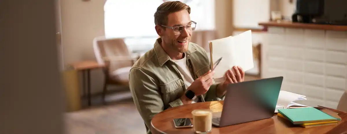 focused person managing emails efficiently