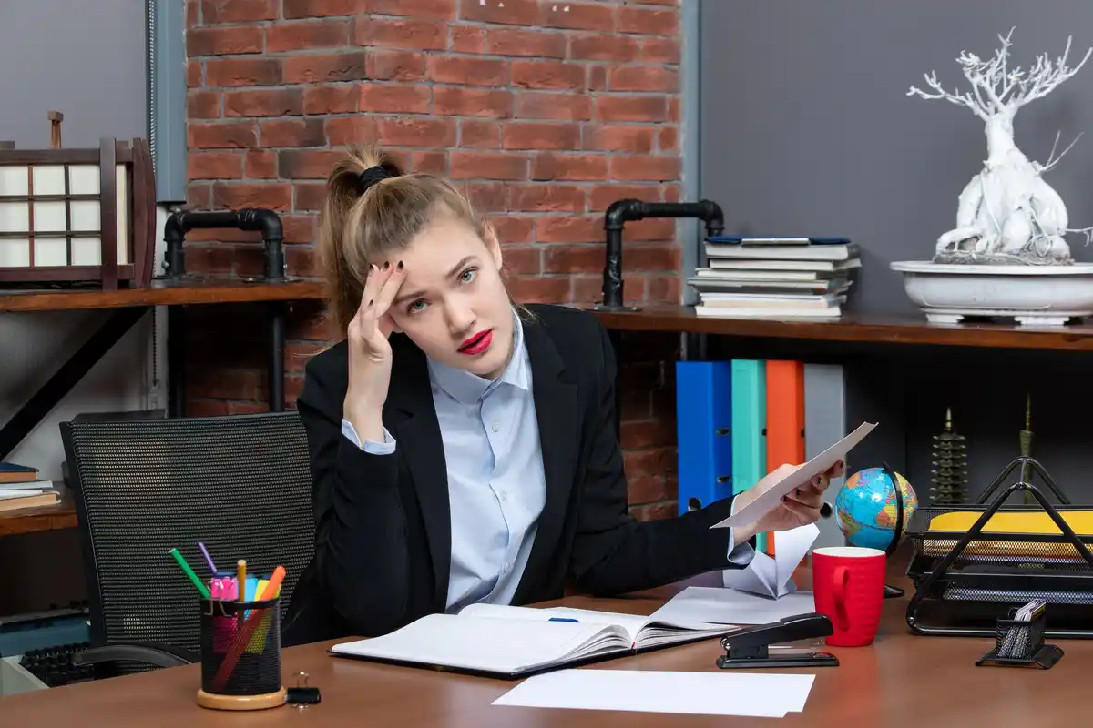 person avoiding multitasking focusing on work