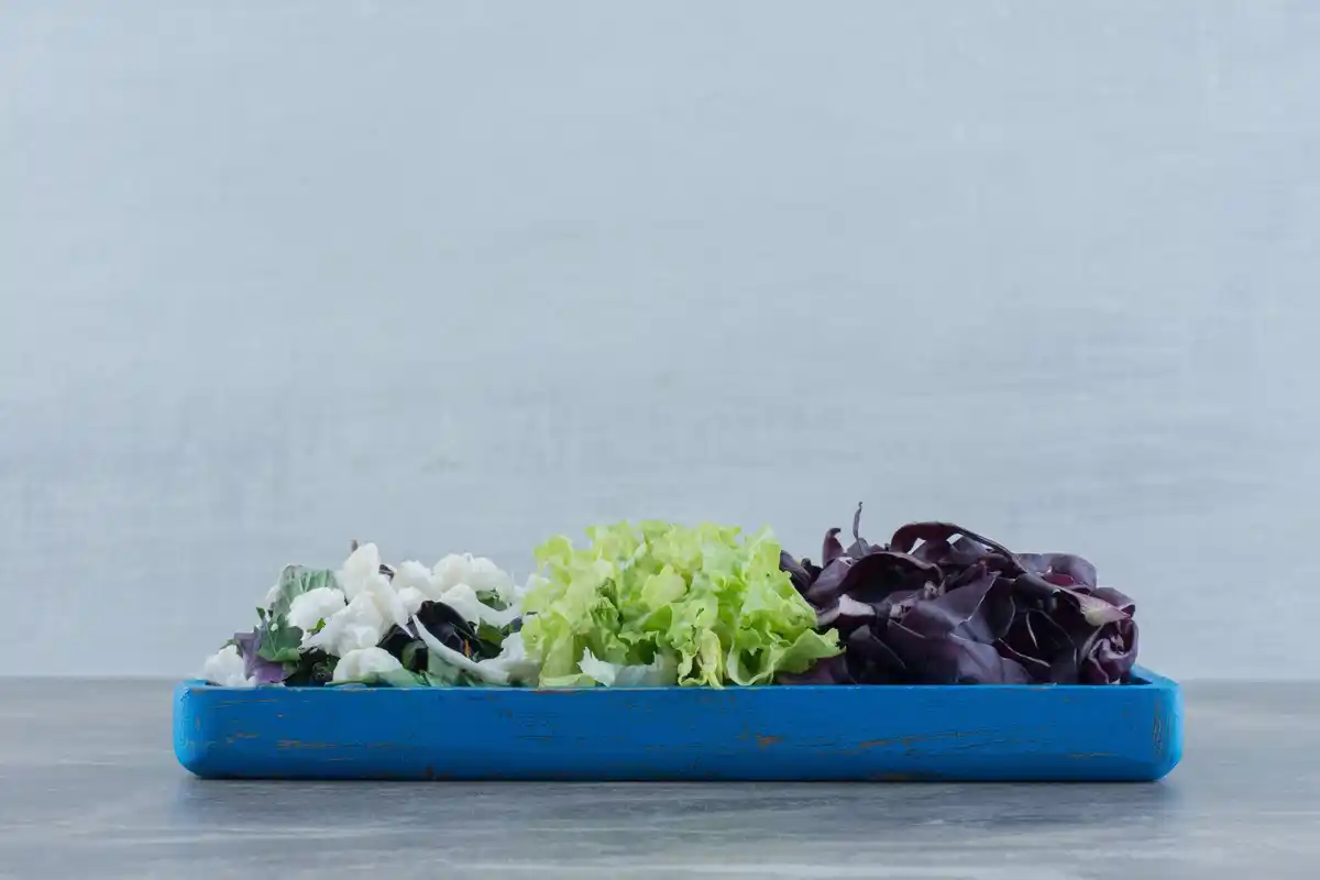 fresh green vegetables blanching ice bath kitchen