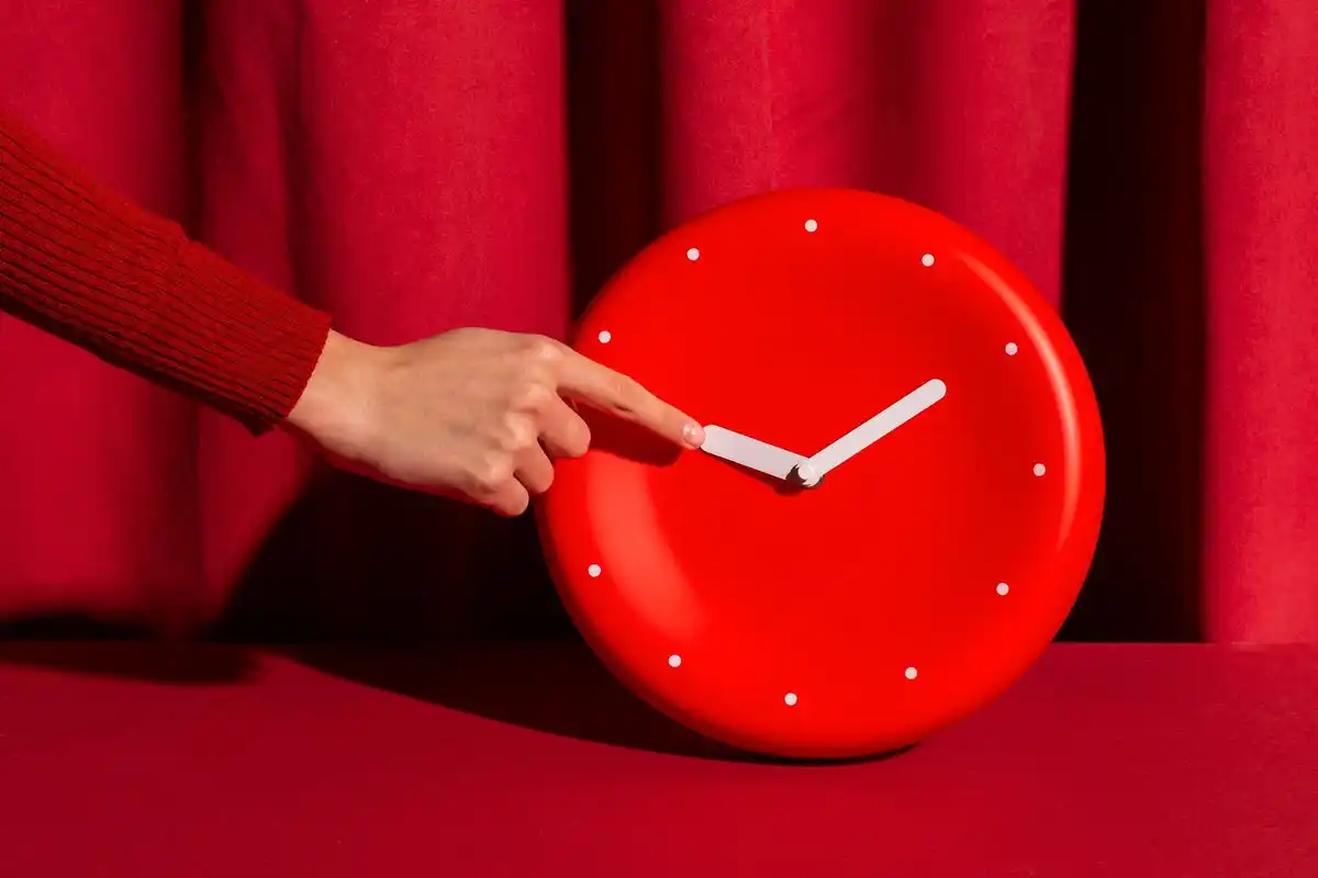 creative brainstorming session with timer