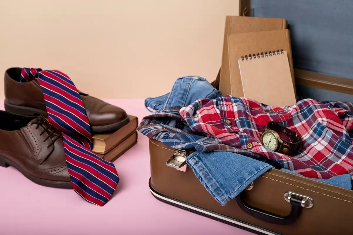 packing cubes suitcase rolled clothes