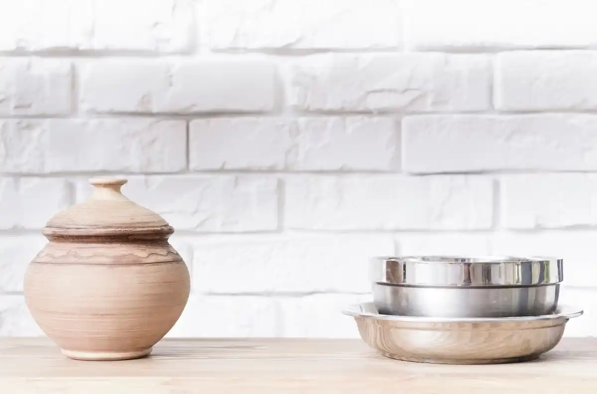 kitchen cooking boiling pot no lid