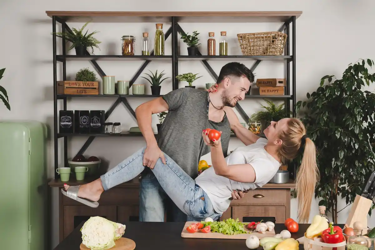 organized relaxed family morning routine