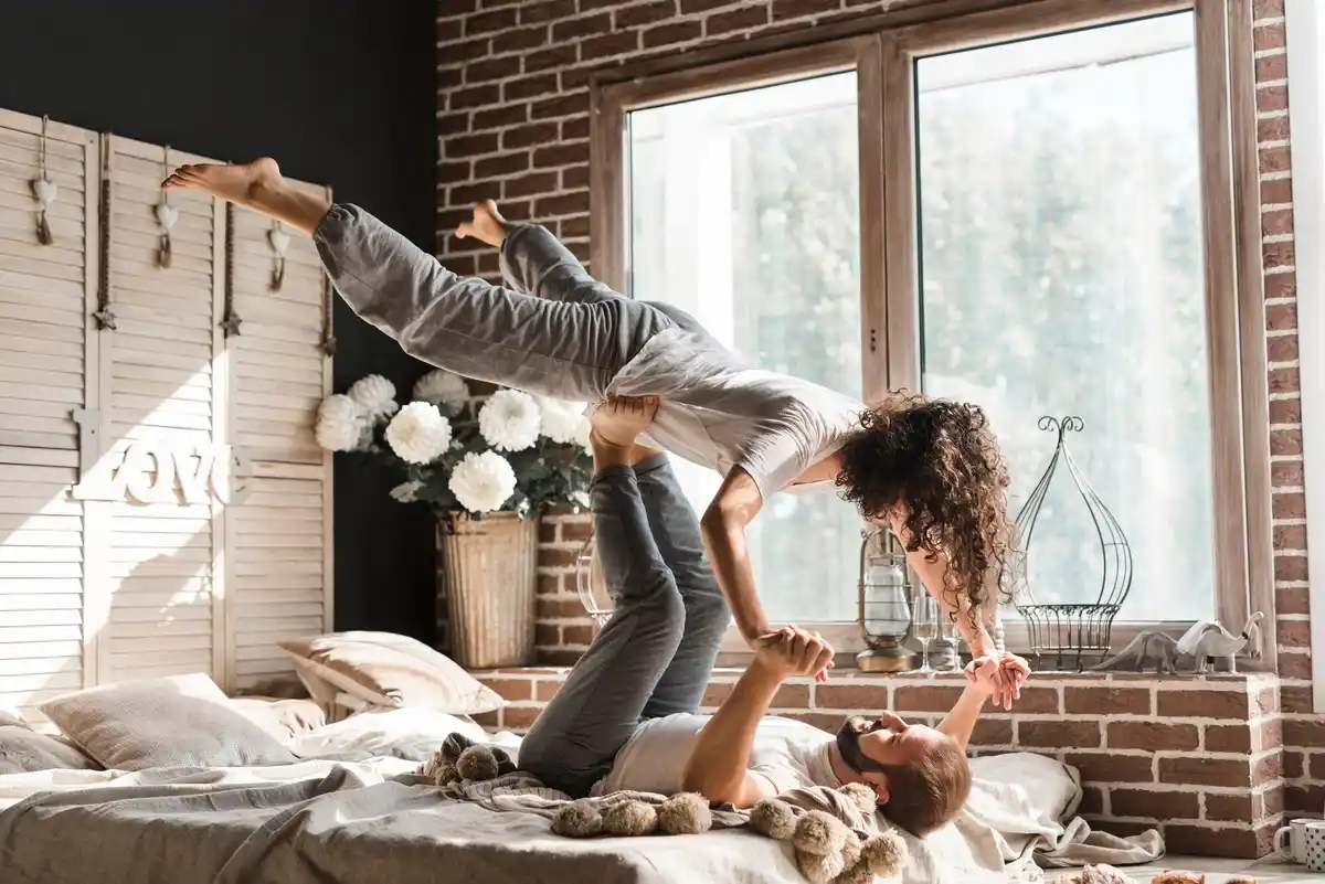 happy family daily routine peaceful home