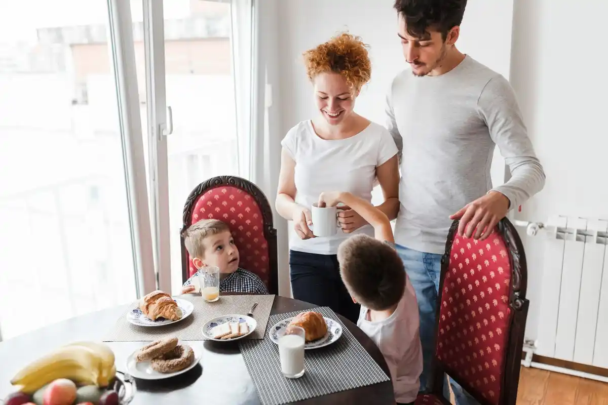 family morning routine Netherlands
