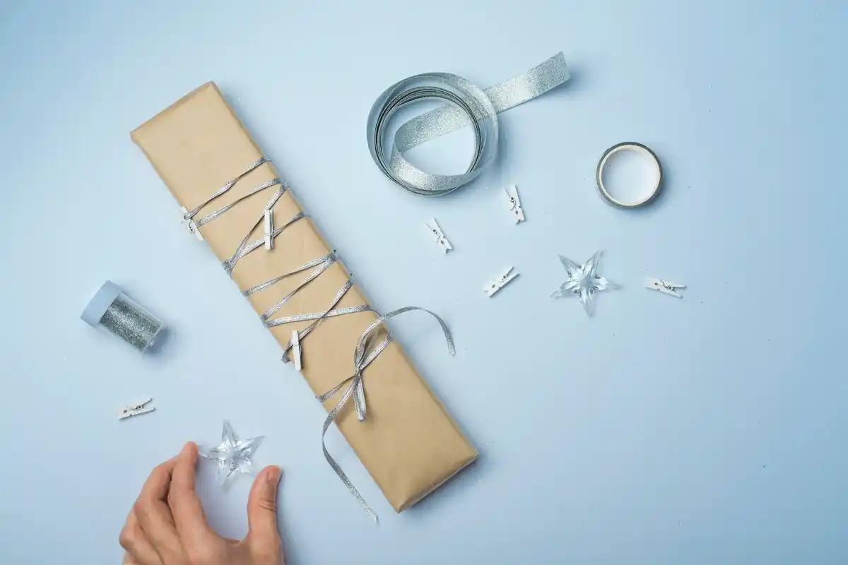 geometric wall tape DIY project