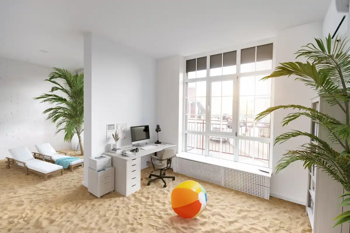 tidy minimalist home interior before after