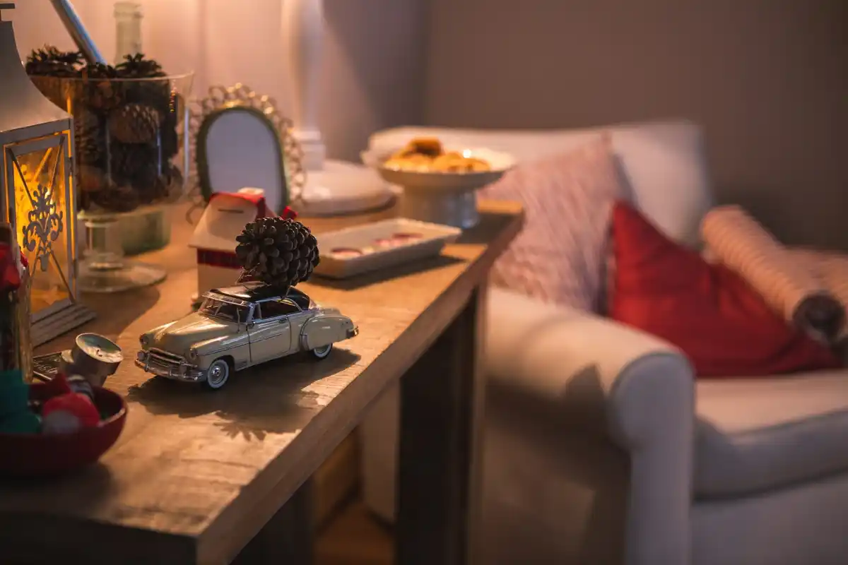 cluttered Dutch home interior