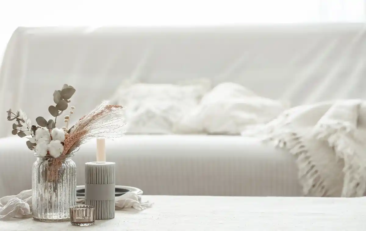 tidy living room with simple decor and minimal clutter