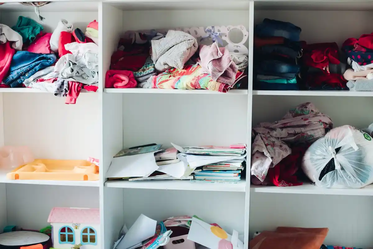 cluttered room messy organization before after