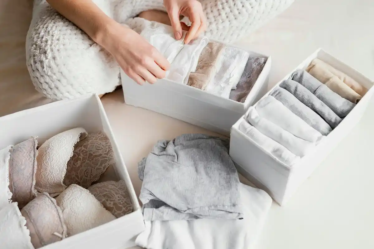 organized closet minimalist storage solutions