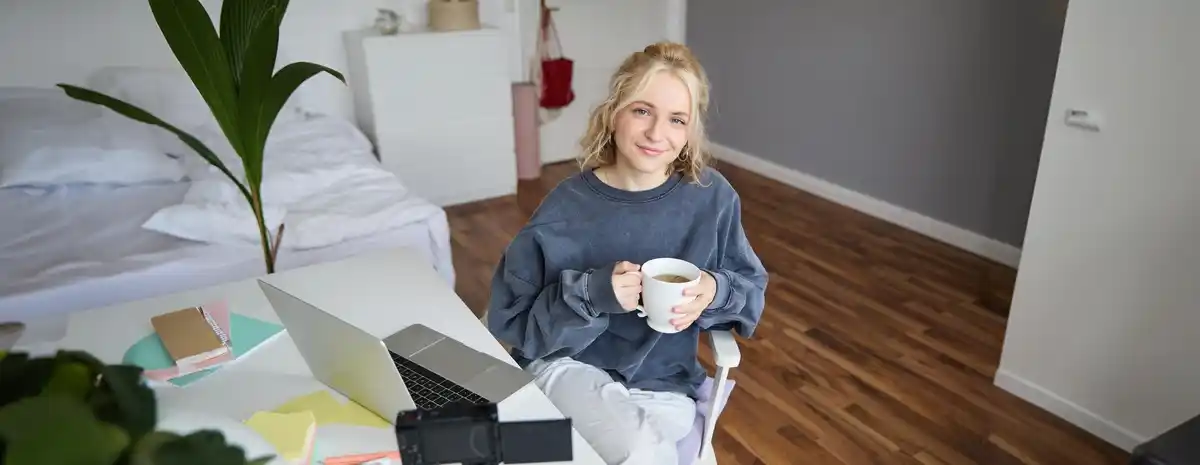 small productivity habits morning routine workspace