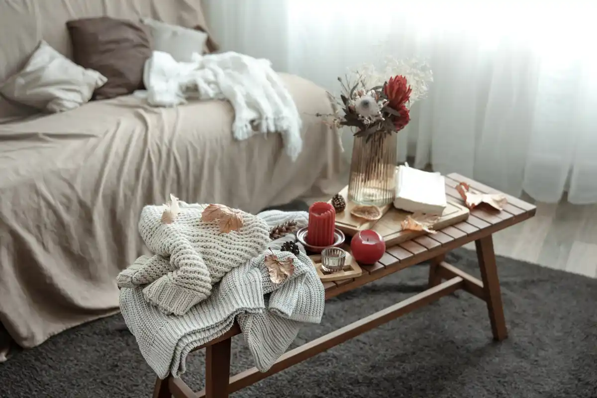 cozy tidy living room minimalist home organization