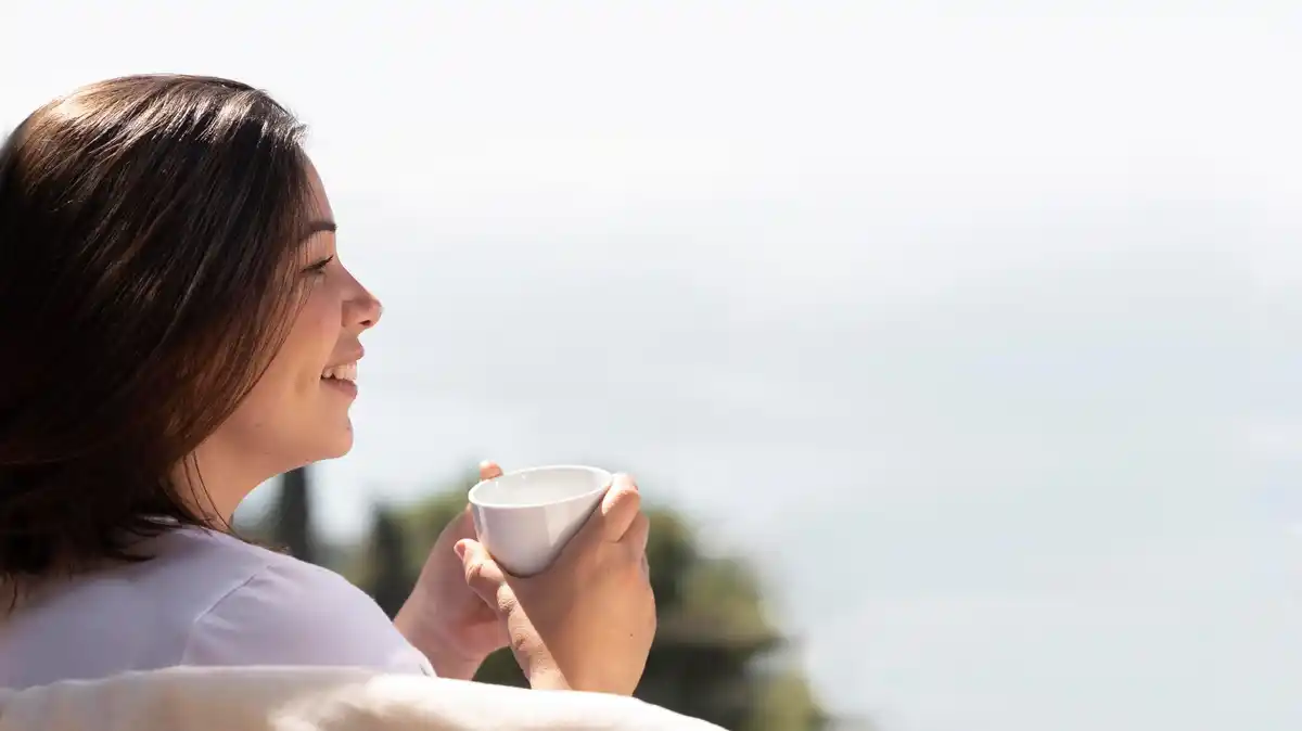 morning routine sunrise coffee natural light