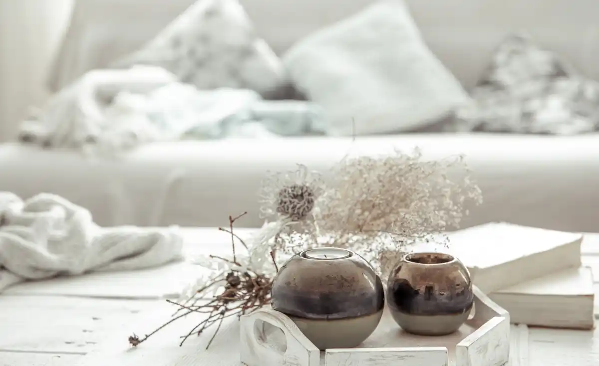 calm cozy living room minimalist interior