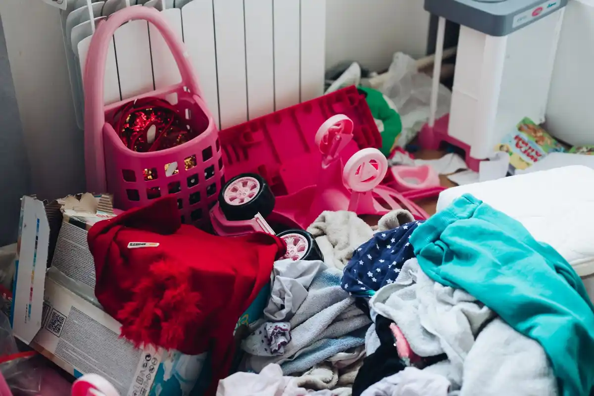cluttered home organizing tips