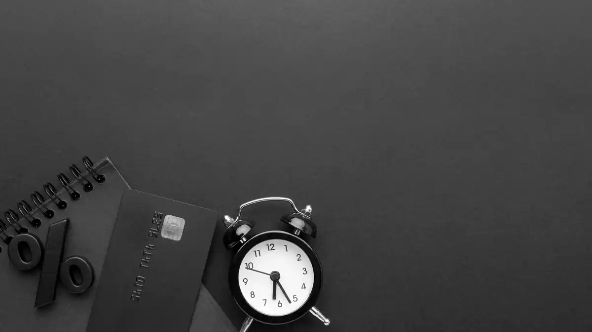 time management clock desk