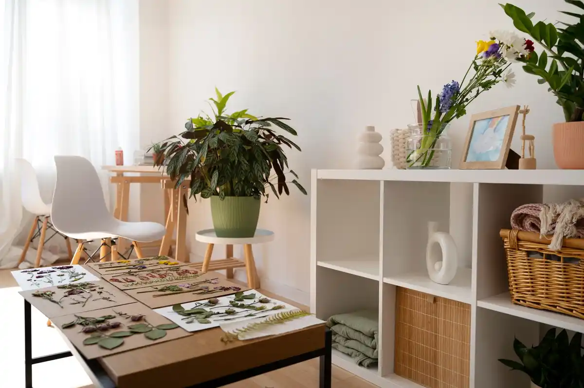 vertical shelving storage ideas modern living room