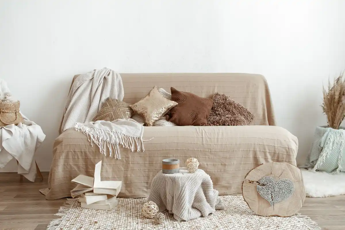 cozy tidy Dutch living room minimalist decor