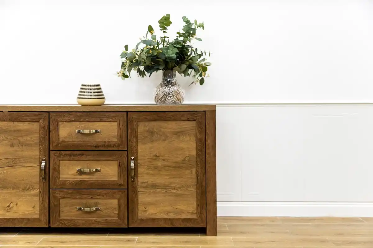 modern furniture with hidden storage in cozy living room