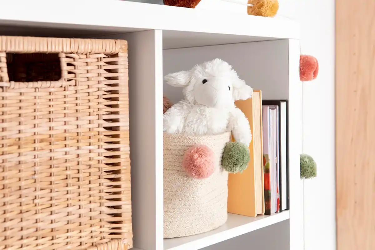 small storage baskets living room