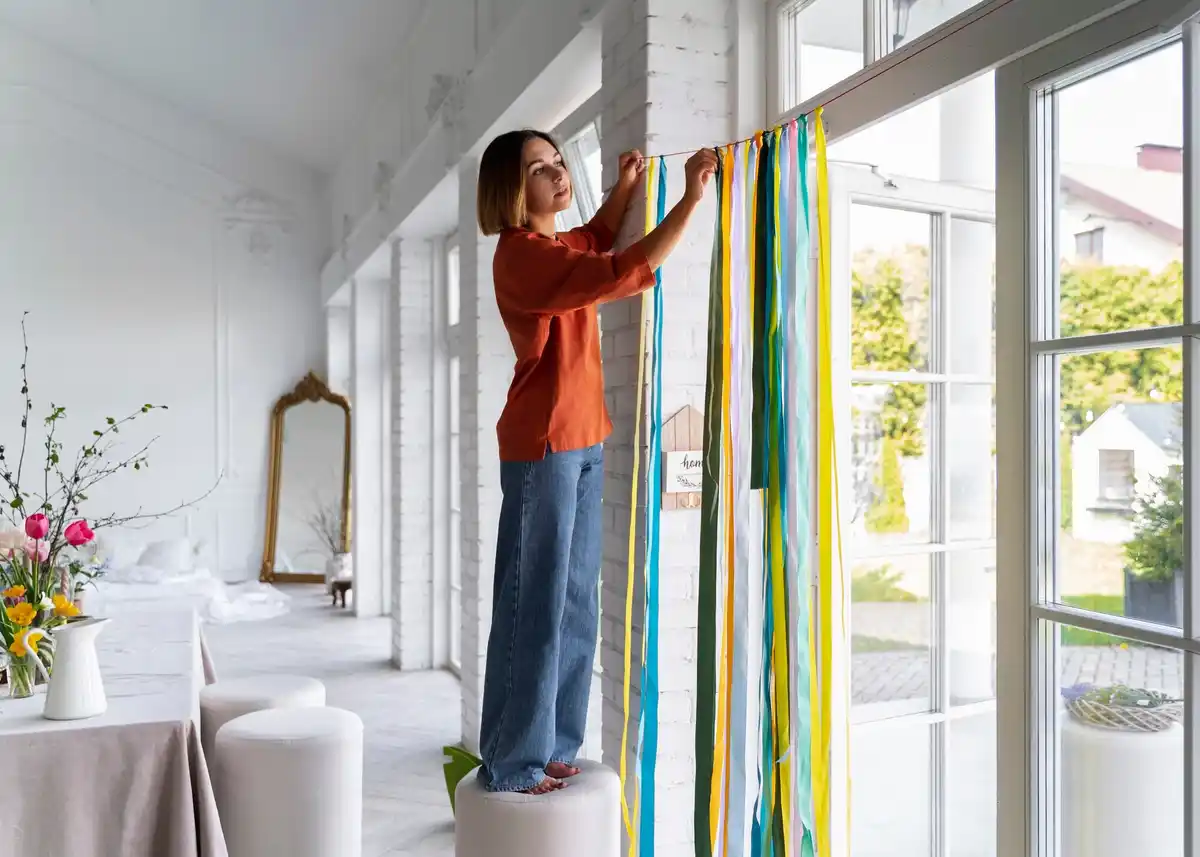 microfiber cloth cleaning kitchen window