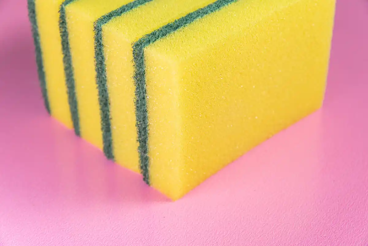 cleaning sponge home kitchen bright sparkly