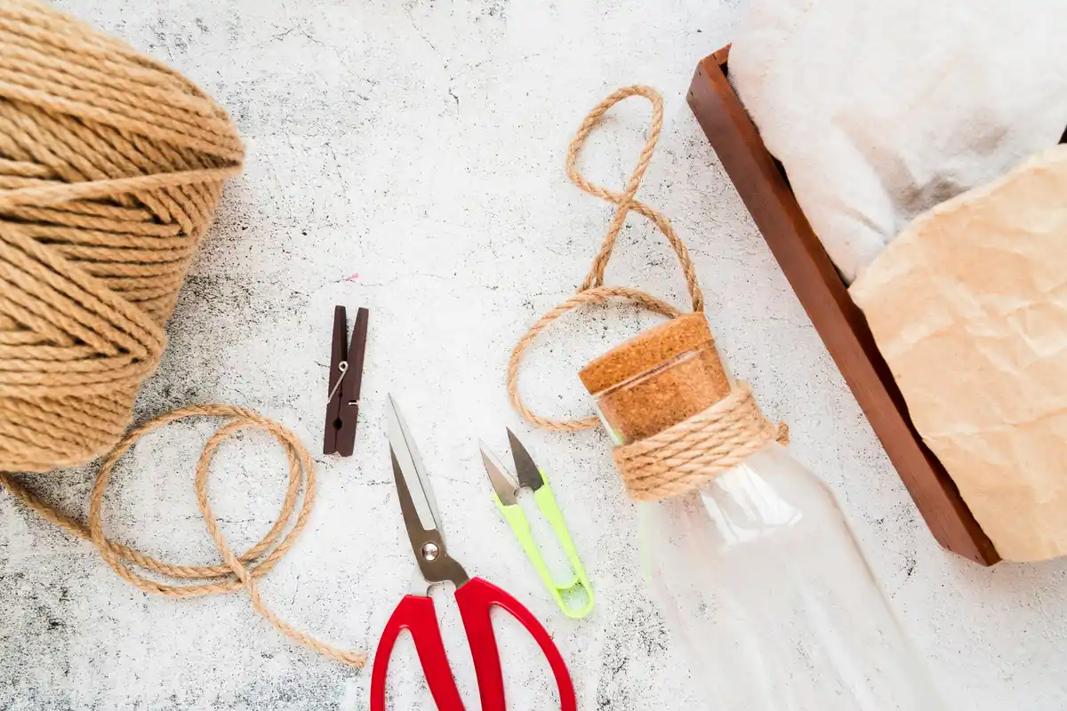 DIY home decor with recycled materials
