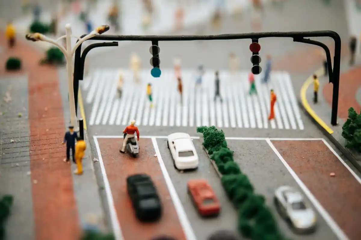 miniature city made from recycled materials creative project