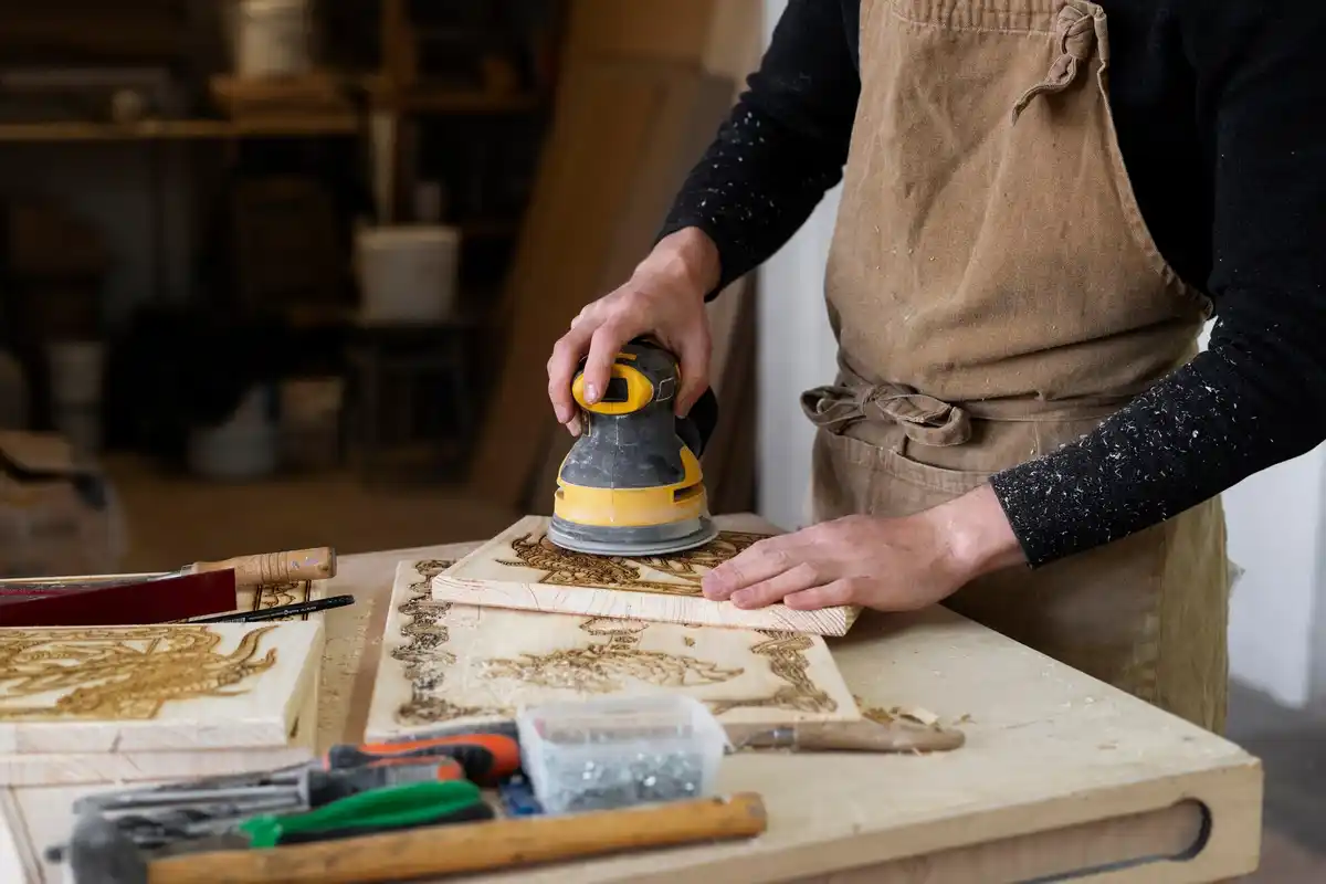 woodworking detail finishing sanding craft