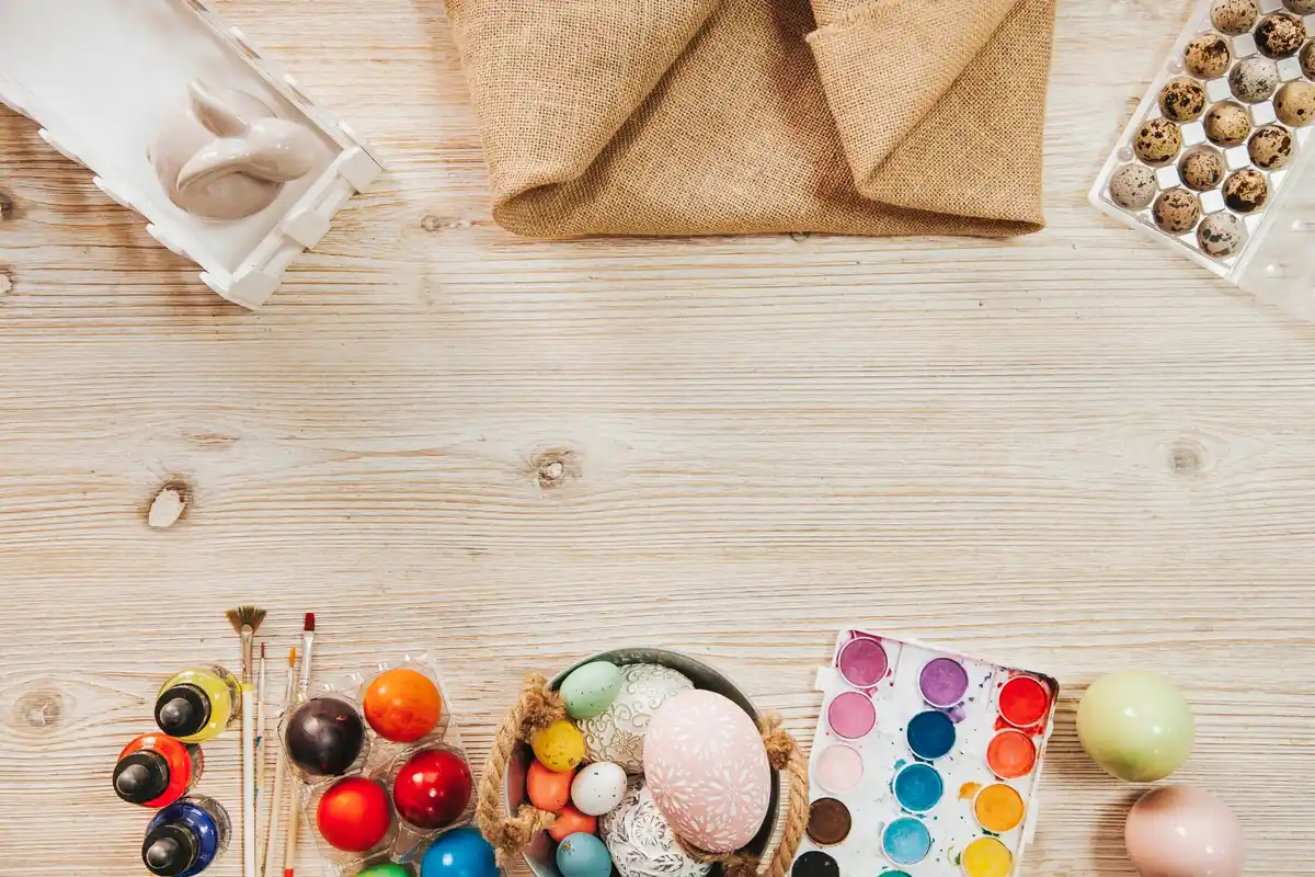 Dutch creative hobby workspace cozy colorful