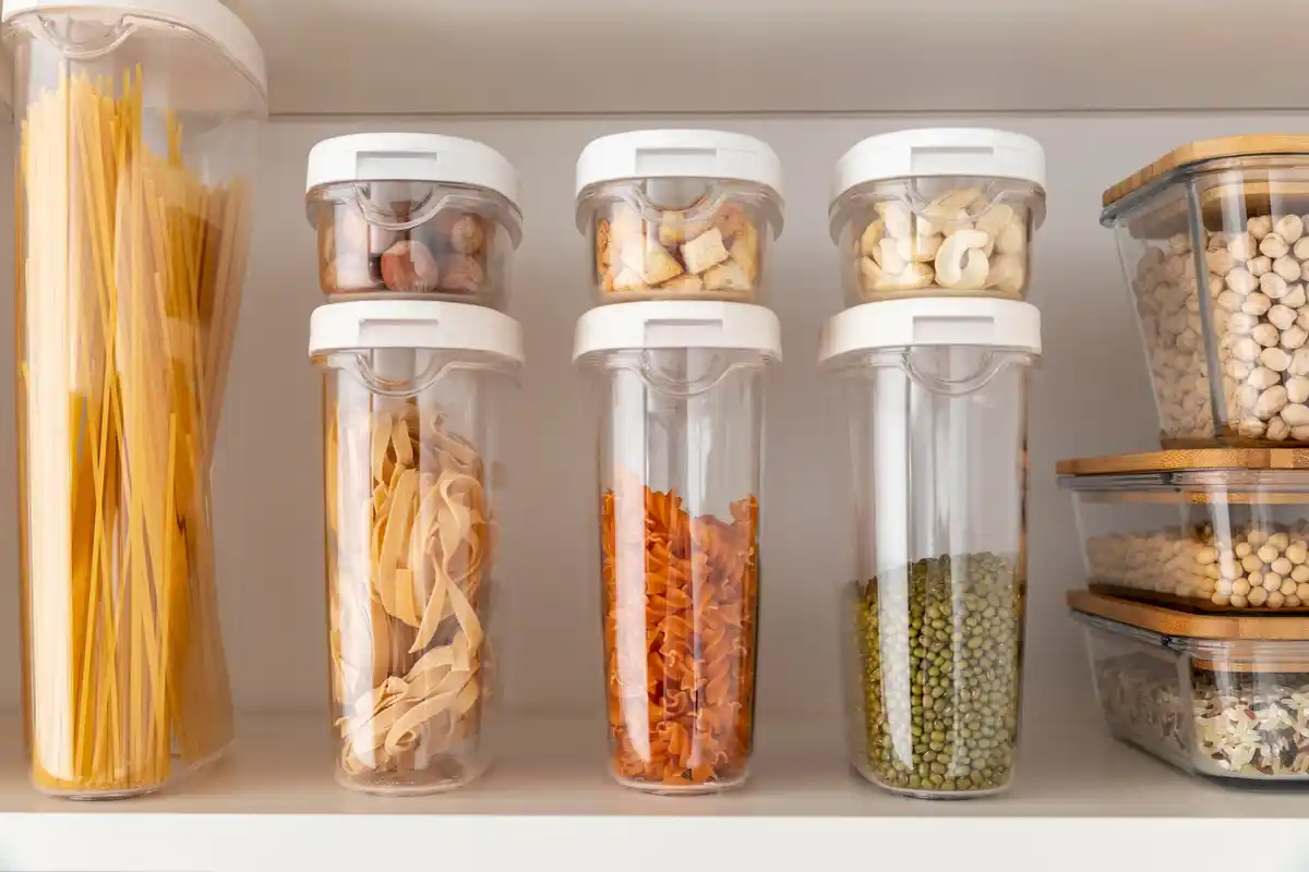 clear plastic storage containers home