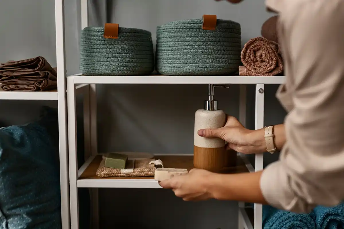 small space living hacks creative storage vertical shelves