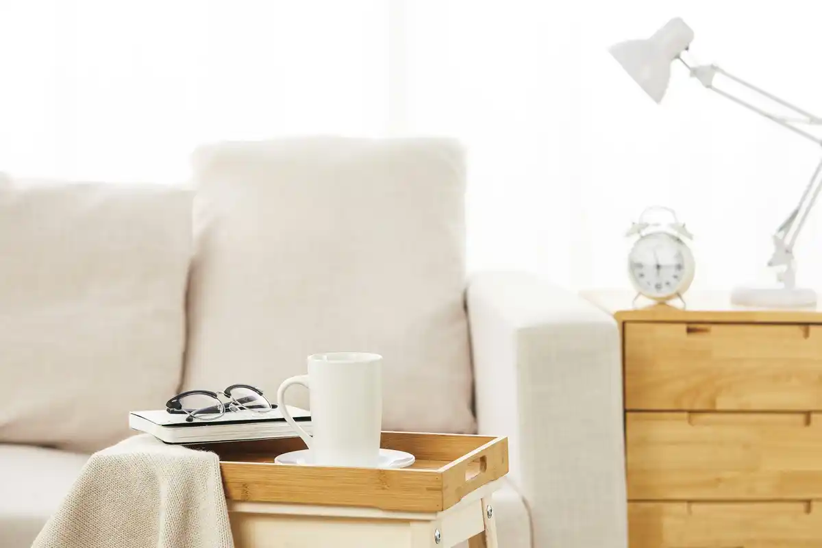 organized living room calm home