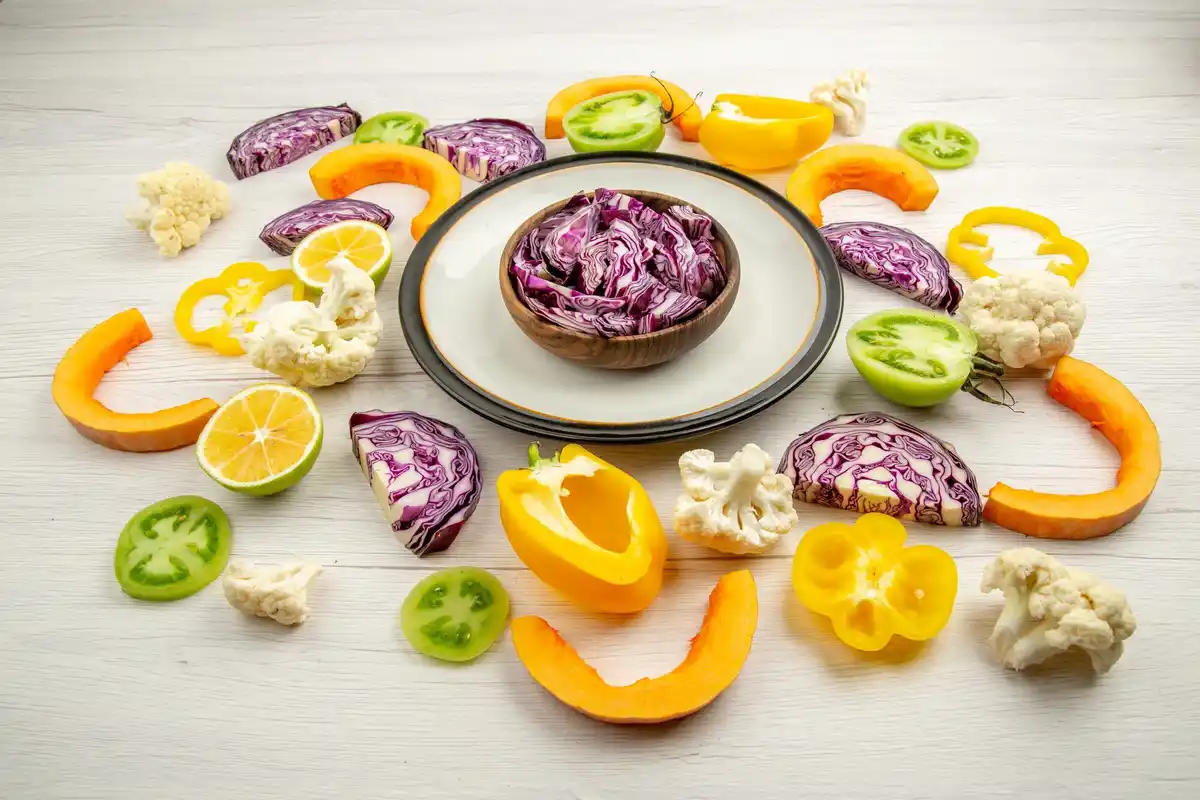 vibrant fresh cooked vegetables colorful healthy