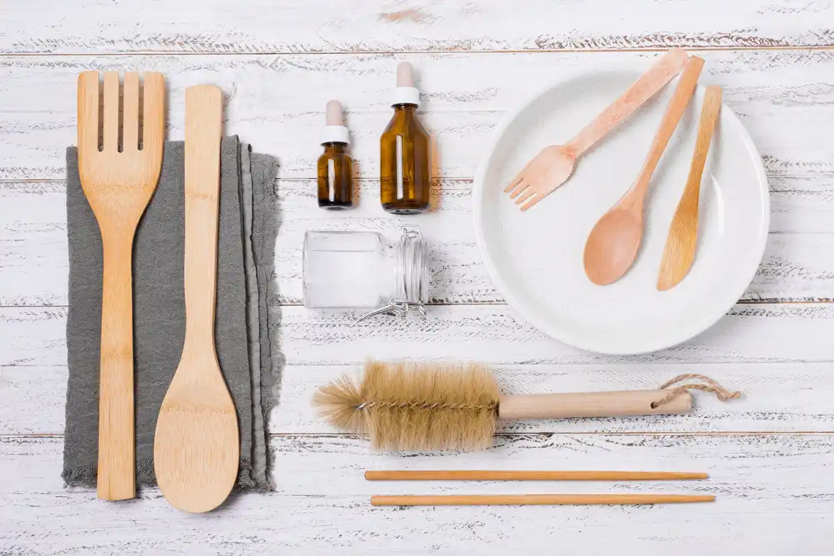 minimalist kitchen cooking station essentials